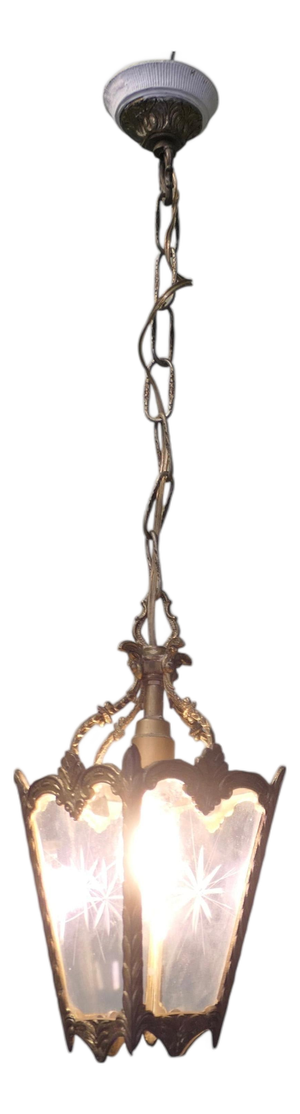Small French Rococo Style Lantern, 1930s