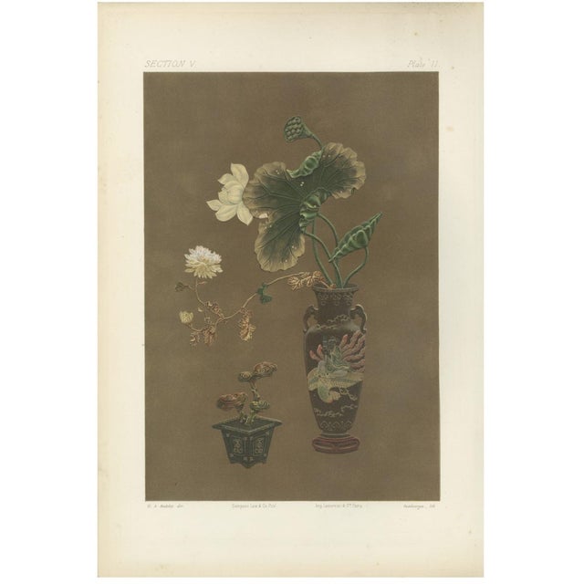 Japanese Decorative Art, 1884, Lithograph For Sale - Image 4 of 4