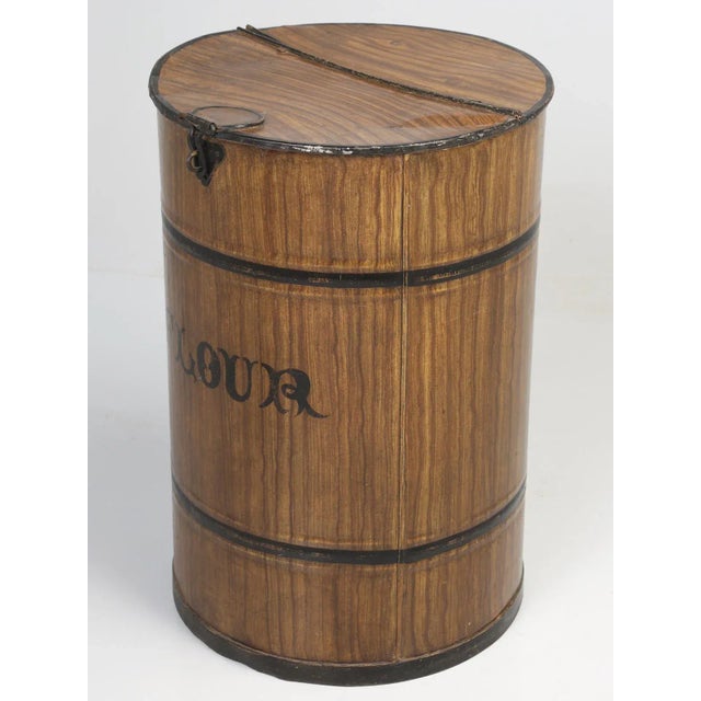 English Antique English Mercantile or Bakery Flour Bin For Sale - Image 3 of 13
