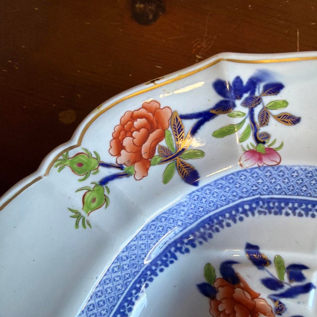 Antique Mason’s Patent Ironstone Well and Tree Platter, Imari Palette, 18¾", Circa 1820-1840 For Sale - Image 15 of 18