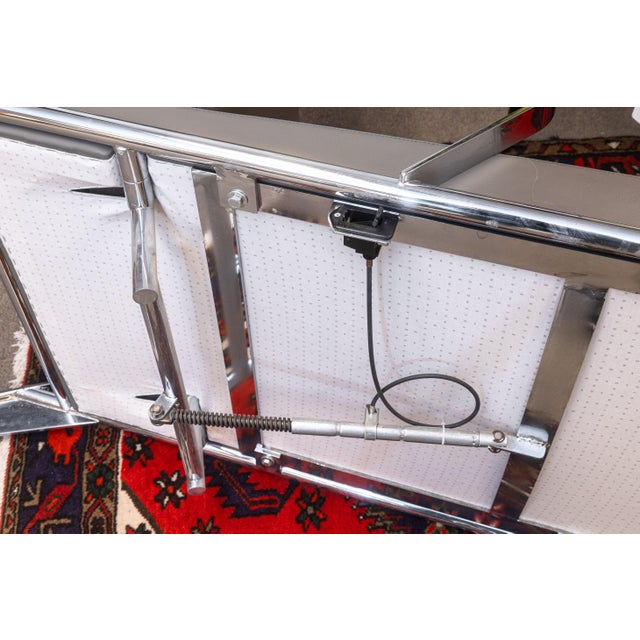 Brown 1980s Massimo Iosa Ghini for Moroso Leather and Steel Post Modern Lounge Chair For Sale - Image 8 of 8