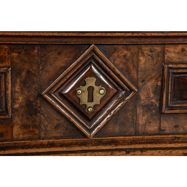 18th Century Italian Walnut Coffer For Sale - Image 9 of 10