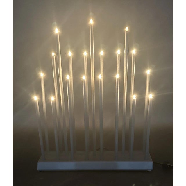 Vintage Swedish Svenska Danish Modernist Electric Light Elflugan Gray Metal For Sale - Image 15 of 17