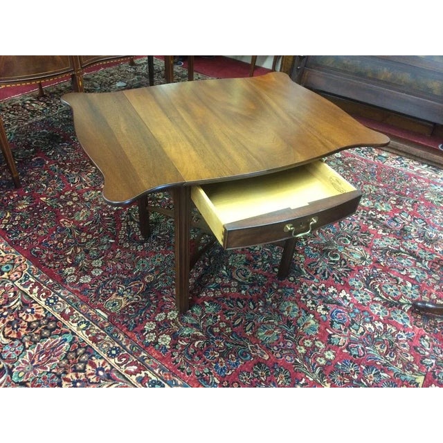 Wood Vintage Pembroke End Table, Henkel Harris Furniture Spnea For Sale - Image 7 of 12