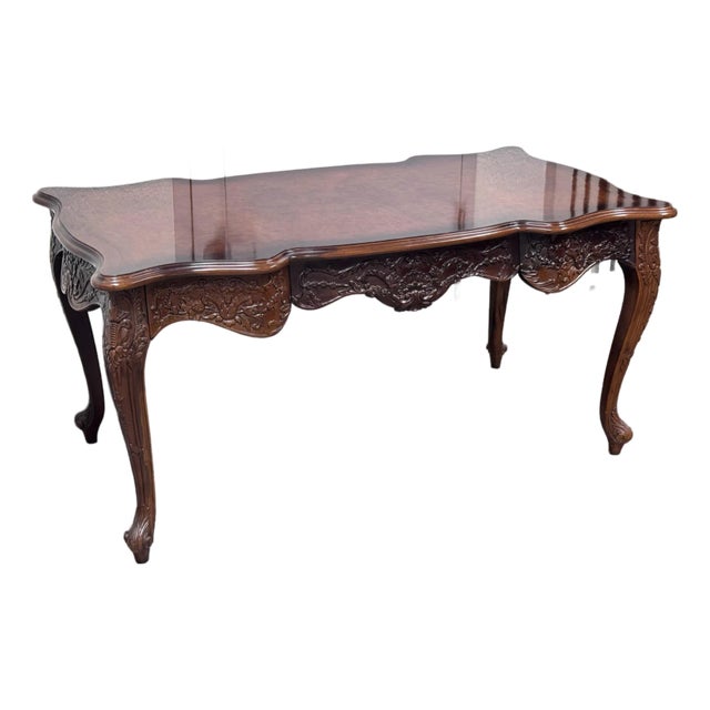 Vintage Renaissance Revival Rococo Style Desk For Sale