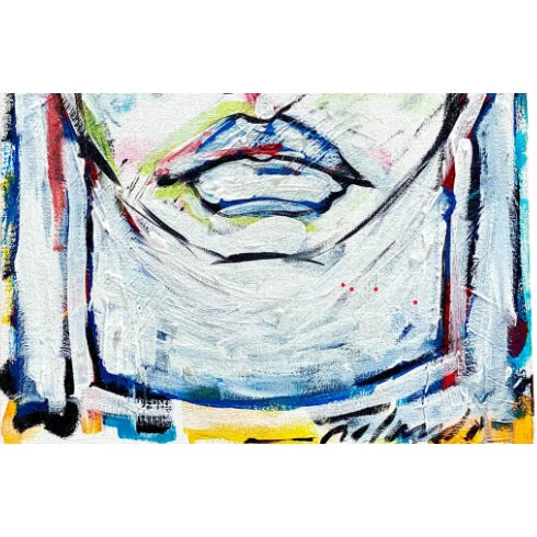 Contemporary Original Abstract Oil Signed Roland For Sale - Image 11 of 12