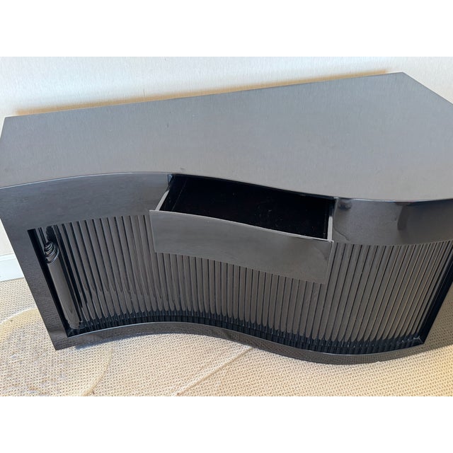 Art Deco Antique 1920's Art Deco Mahogany Nightstands or End Tables , a Pair For Sale - Image 3 of 11