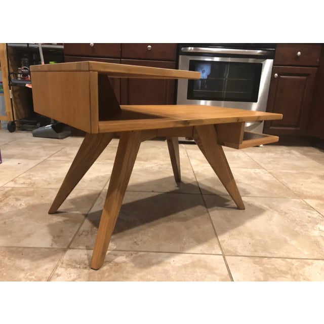 Wood 1950s Dan Johnson for Hayden Hall End Table For Sale - Image 7 of 13