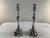 Mid-Century Modern Tall Silverplated Candlesticks - a Pair For Sale - Image 11 of 13