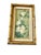 Mid 20th Century Chinoiserie Floral Gold Faux Bamboo Wood Framed Artwork- A Pair For Sale - Image 5 of 10