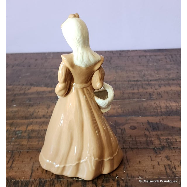 Mid-Century Modern Vintage Mid Century Modern 1950s Ceramic Woman Figurine ~ Mark Unknown For Sale - Image 3 of 5