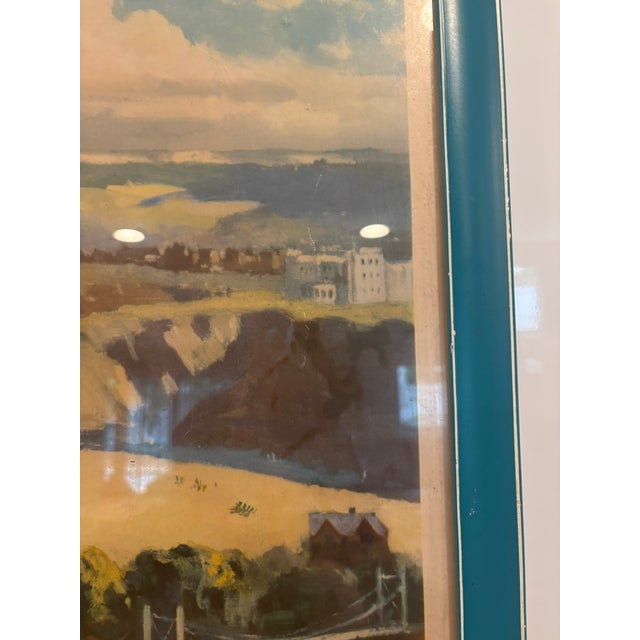 Late 20th Century Vintage Framed Newquay Cornwall British Rail Travel Poster Print by Jack Merriott For Sale - Image 5 of 18