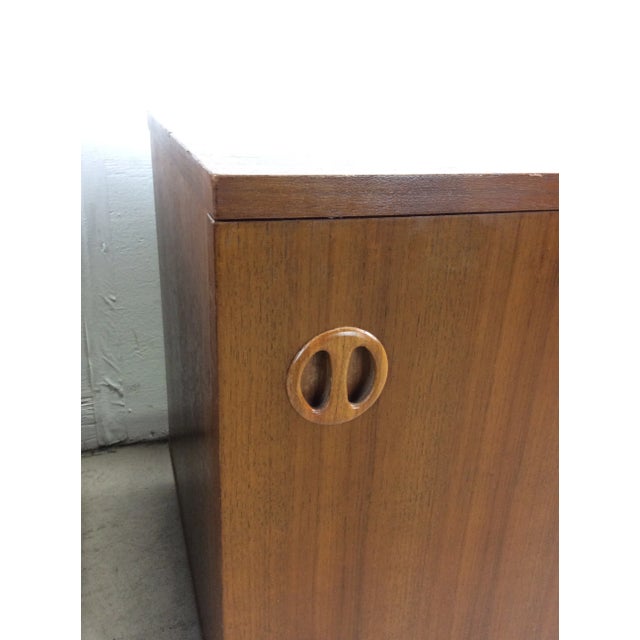 Danish Modern Teak End Tables With Storage Cabinet - a Pair For Sale - Image 10 of 12