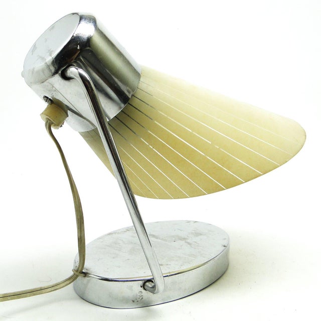 Bedside Table Lamp from Drupol, Former Czechoslovakia, 1950s For Sale - Image 17 of 18