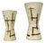 WGP Bamboo Ceramic Fat Lava Vases attributed to Scheurich, Germany, 1970s, Set of 2 For Sale