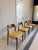 Mid-Century Modern Mid 20th Century Neils O Moller Style Scandinavian Modern Model 71 Upholstered Seat Teak Dining Chairs- Set of 4 For Sale - Image 3 of 7