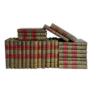 1823 "The British Essayists" Leather Bound 25 Volume Collection For Sale