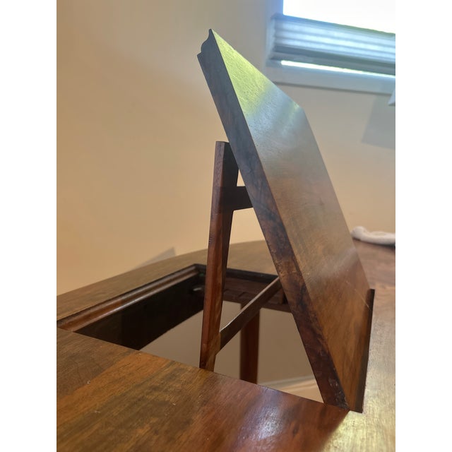 Custom Mid Century Style Writing Desk For Sale In San Francisco - Image 6 of 11