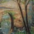 French Mid-20th Century French Forest Bridge Painting For Sale - Image 3 of 4