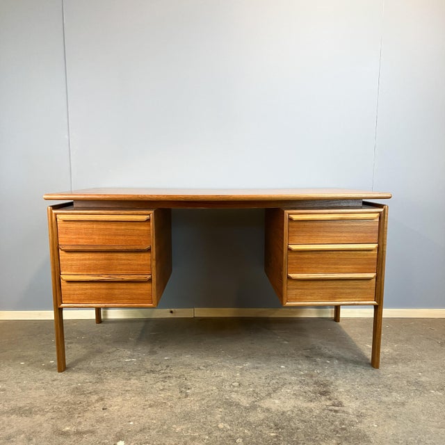 Desk in Teak by G.V. Gasvik for GV Møbler, 1960s For Sale - Image 11 of 13