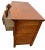 Late 19th Century Solid Cherry Antique Dresser, Washstand, Nightstand, Three Drawers, Side Cabinet, Towel Rack For Sale - Image 5 of 12