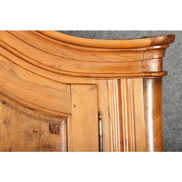 Brown Antique Louis XVI Baroque Cabinet in Walnut, 1780s For Sale - Image 8 of 18