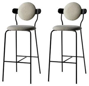 Set of Planet Bar Chairs by Jean-Baptiste Souletie