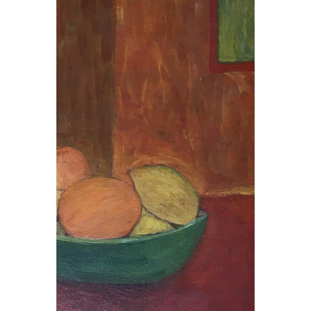 Jean-Jacques Abieniste, Nature morte aux oranges et citrons, Oil on Canvas For Sale - Image 6 of 8