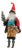 Vintage Santa with Frosted Pine Accents 26.5"H For Sale