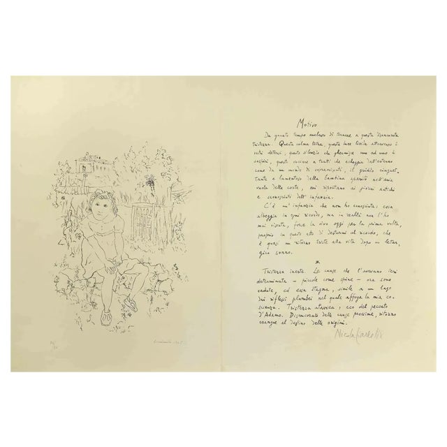 Nicola Ciarletta and Giovanni Omiccioli, The Story: Reason, Lithograph, 1945 For Sale
