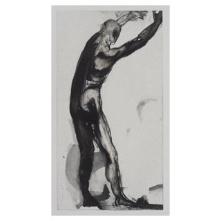 After Auguste Rodin, Man in Black, Engraving For Sale