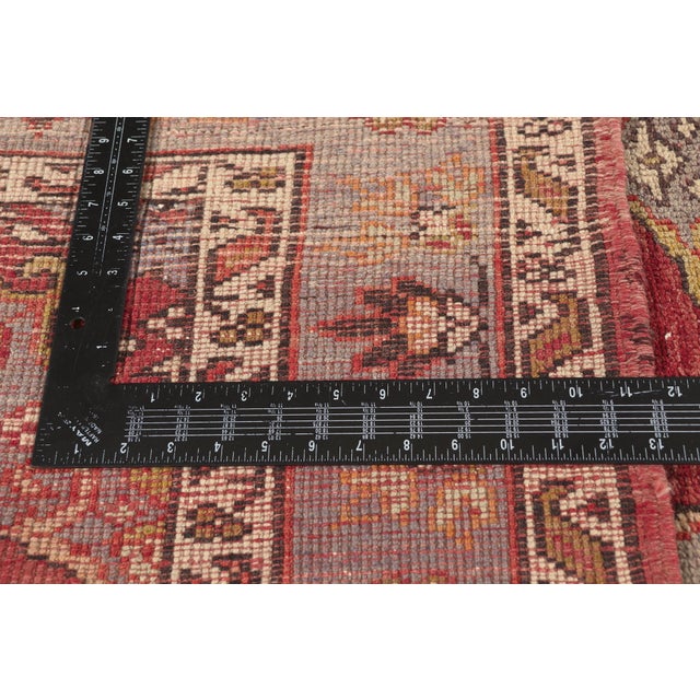 Textile Vintage Turkish Oushak Rug, 04'11 X 11'11 For Sale - Image 7 of 10