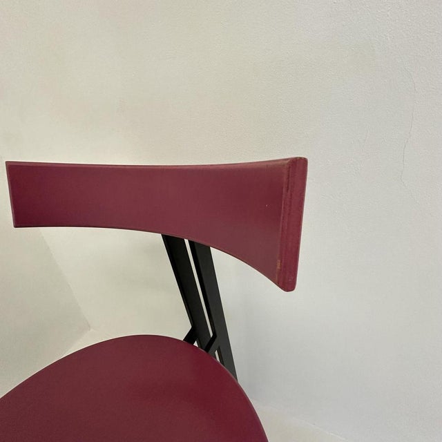 Black Mid-Century Dining Chair by Harvink Zeta, 1980s For Sale - Image 8 of 15