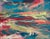 Early 21st Century Pink & Turquoise Abstract Expressionist Painting by Contemporary British Artist 2025 For Sale - Image 5 of 18