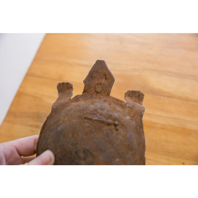 :: Vintage handmade African iron turtle. Made approximately 40-70 years ago, each figure in this collection represents a...