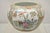 Vintage Chinese Export Porcelain Bulbous Cachepot Vase With Figural Scenes For Sale - Image 4 of 11