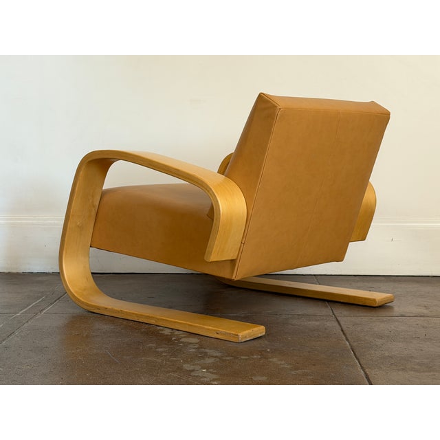 Vintage 1980's Alvar Aalto Artek 400 Tank Chair For Sale In Los Angeles - Image 6 of 16