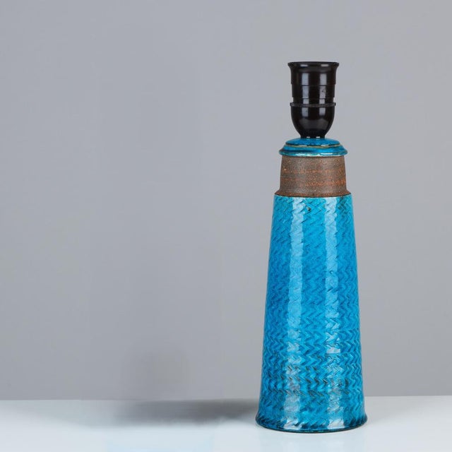 Table Lamp in Ceramic by Nils Kähler for Kähler, Denmark, 1960 For Sale - Image 6 of 6