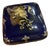 Ceramic Box with Lion and Fleur-De-Lis For Sale