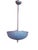 Pulegoso Light Blue Glass Chandelier by Barovier & Toso, Murano, 1960s For Sale - Image 16 of 16