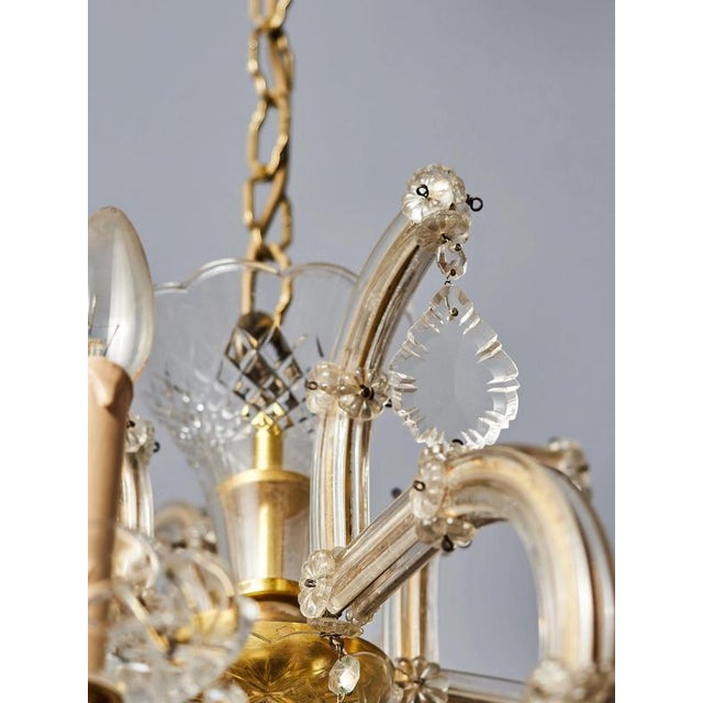 Larger Theresian Chandelier with Thirteen Bulbs For Sale - Image 6 of 10