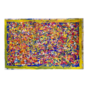 Hendrik Grise Large Double-Sided Abstract Expressionist Original Signed