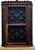 Outstanding Antique Beautifully Hand Carved Solid Mahogany Wall Hanging Corner Cabinet - Signed & Dated 1900 For Sale - Image 14 of 18