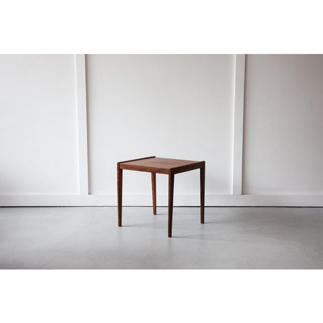 Mid-Century Danish Rectangular Rosewood Side Table, 1960s For Sale - Image 6 of 6