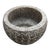 Beautiful hand carved granite stone planter pot. Covered in small good luck money coin pattern. Attractive rich aged...
