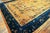 1920s Antique Large Oversized Big Floral Yellow Chinese Art Deco Knotted Rug For Sale - Image 4 of 7