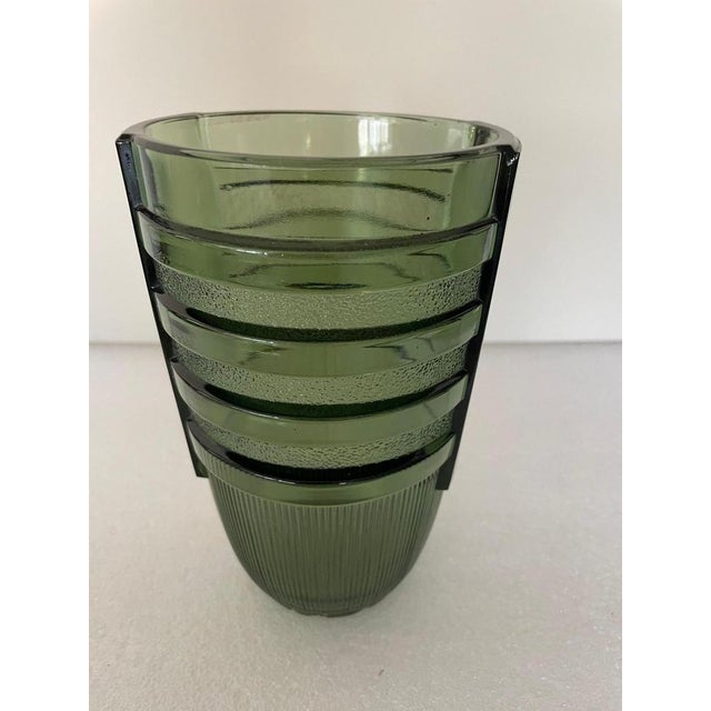Vintage Art Deco Vase from Val Saint Lambert, 1930s For Sale - Image 3 of 9