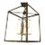 Osbourne Lantern in Gilded Iron For Sale