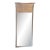 Grand White Birch Trumeau Floor Mirror For Sale