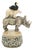 Ron Carlson, "Lidded Container With Triple Handle of Rhino, Bear and Duck" 2026 For Sale